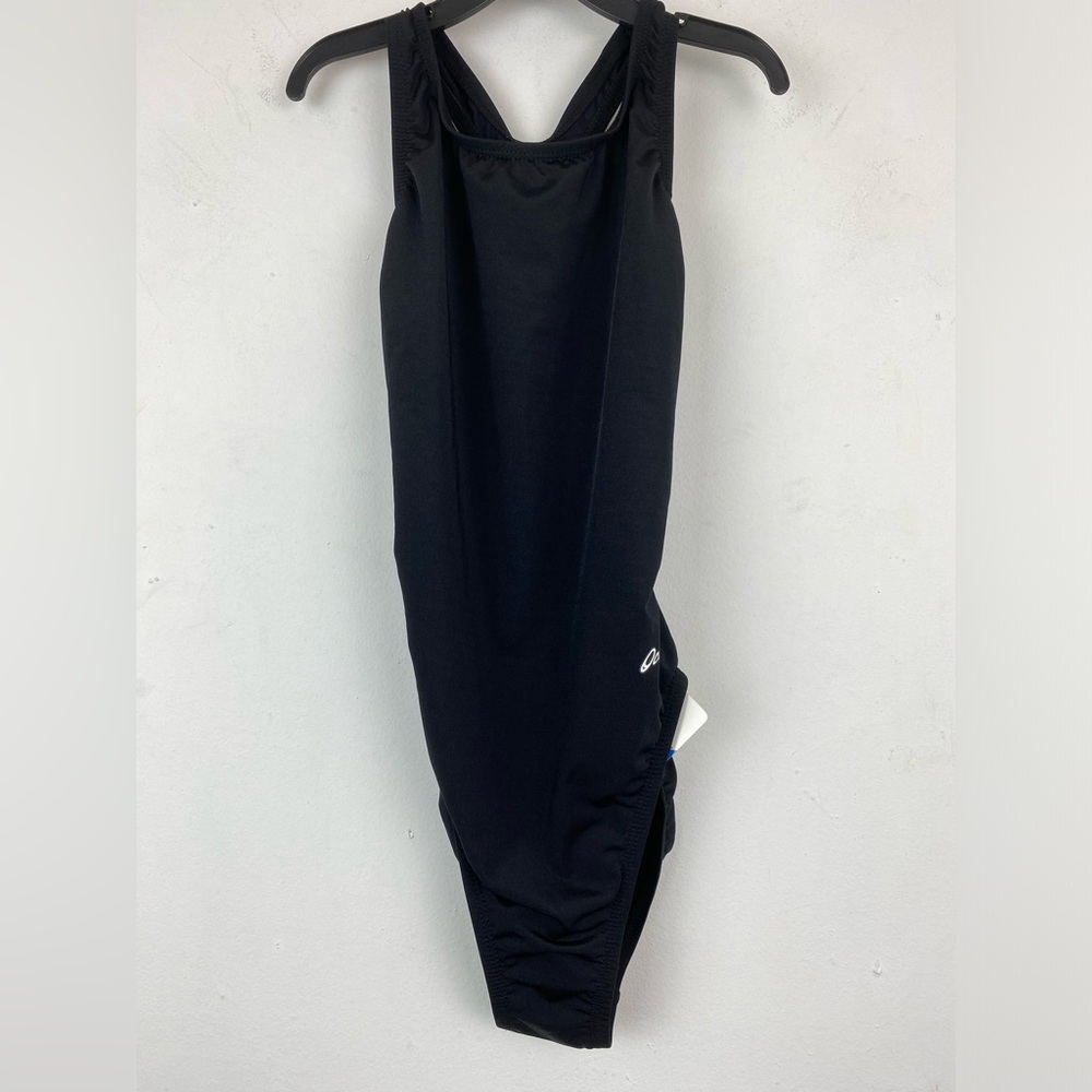 Dolfin Swimwear size 30/XS Women’s Black One Piece Swimsuit